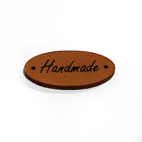 Etichetă piele naturală "Handmade"