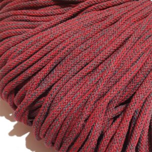 Fir de croșetat sau tricotat tip șnur din bumbac 3 mm - Rodie