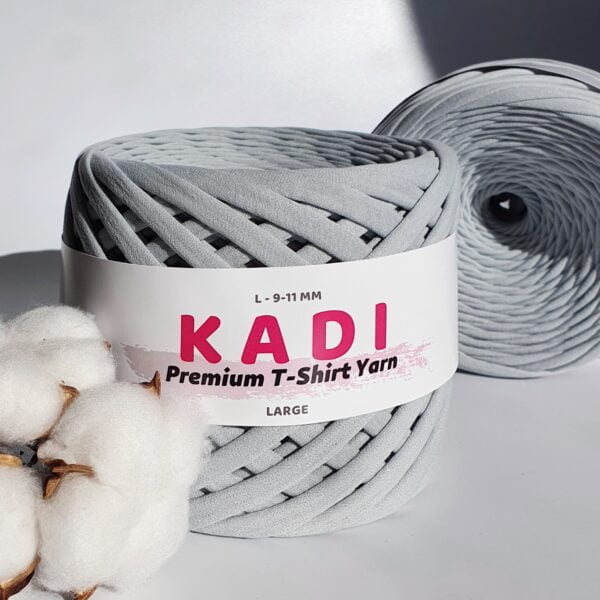 Fir panglică Premium KaDi Large - Gri Deschis
